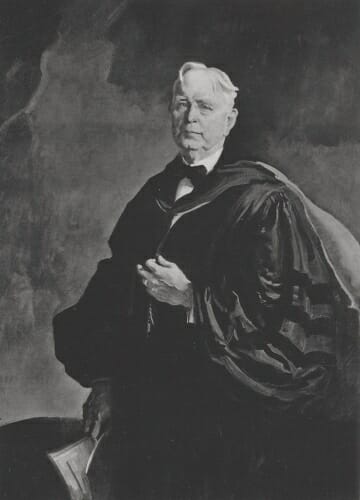 Illustration: Ely in academic robes