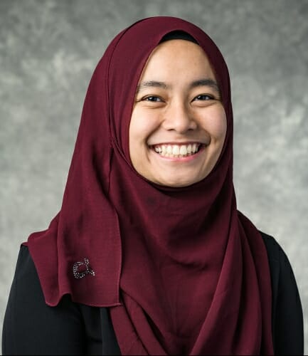 Photo: Studio portrait of Lisa Kamal