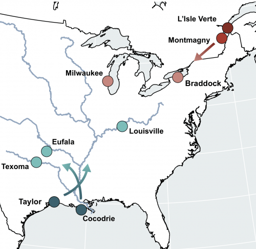 Map of Eastern United States