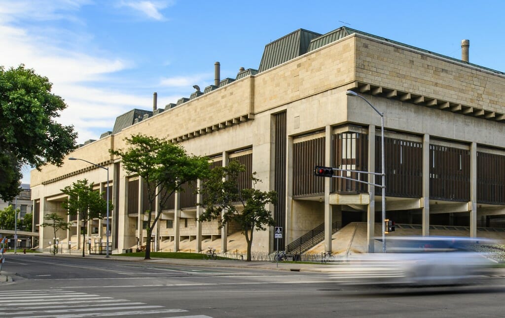 Exterior of Humanities Building