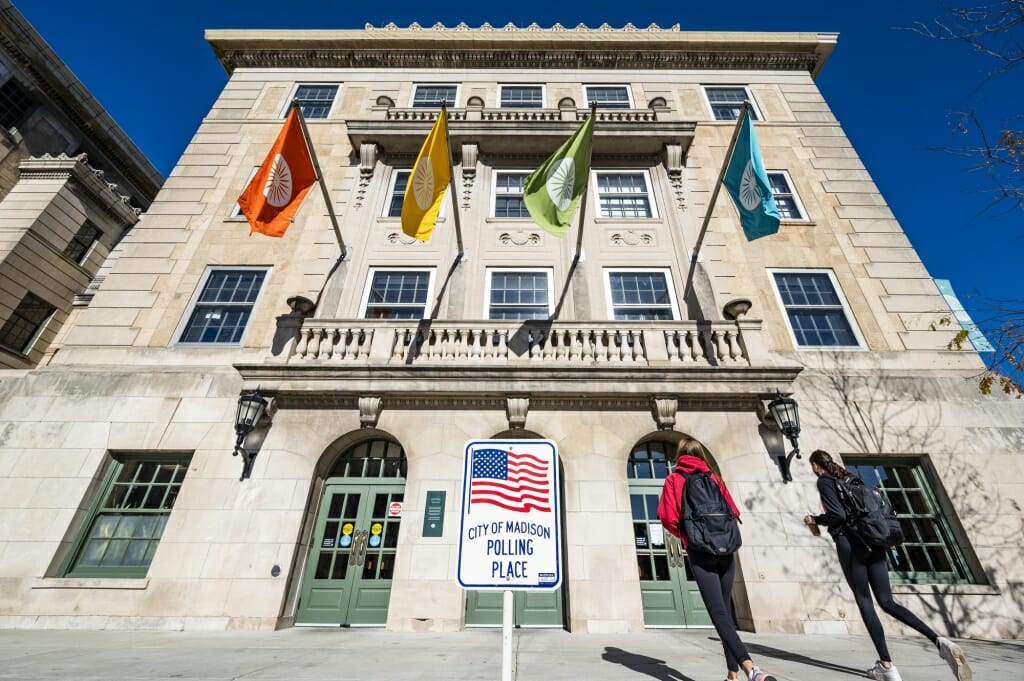 Memorial Union was one of seven polling places on campus for the Nov. 3 election.