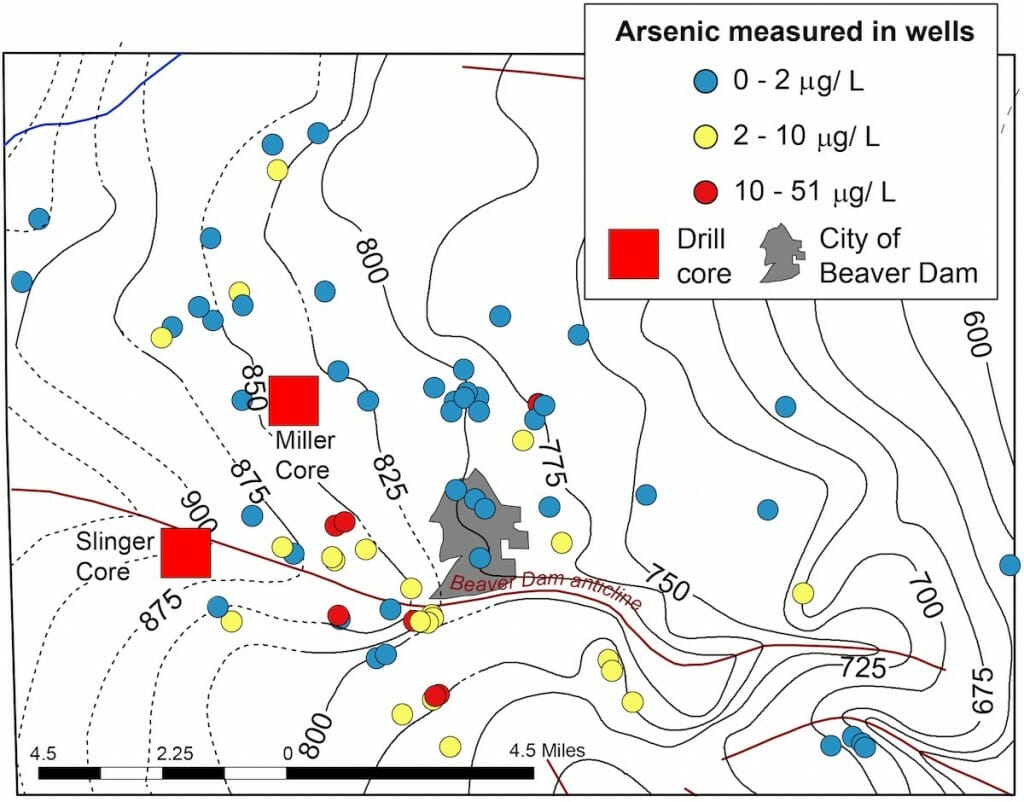 A map of the study area