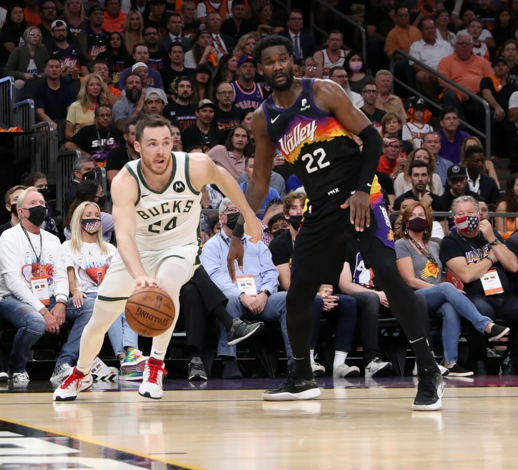 Connaughton dribbling past a defender