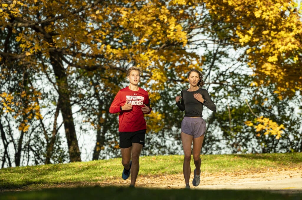 Joggers on the Howard Temin Lakeshore Path could be excused for easing their pace a bit to make a rejuvenating run last a little longer.