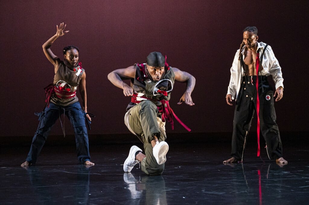 Letrice, Eason (right), and HitmakerChinx (center) perform during Moonshine.