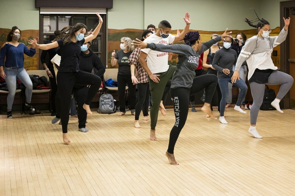 Letrice leads students and participants during the Moonshine Masterclass event.