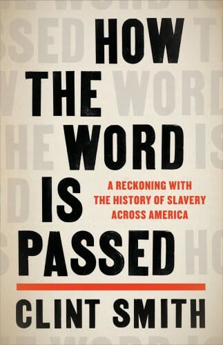 Book cover with title HOW THE WORD IS PASSED, all text with no illustrations