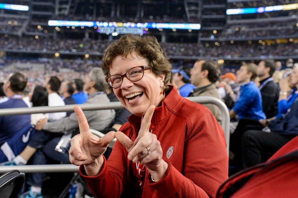 Blank in crowd at basketball game making 