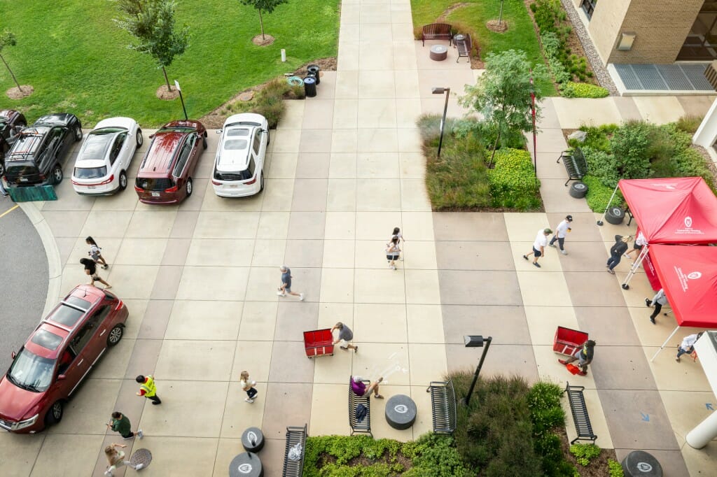 Take a long look out the window when your parents depart. You'll miss them, trust us.