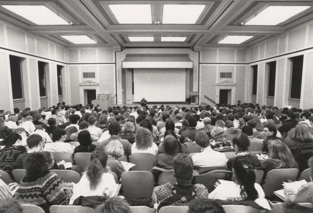 Students shown in a classroom.