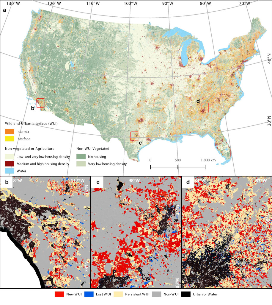 Red areas are highlighted on a map of the United States.