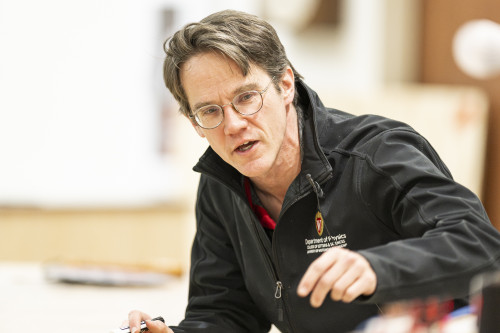 Photo of Jim Reardon gesturing as he speaks.