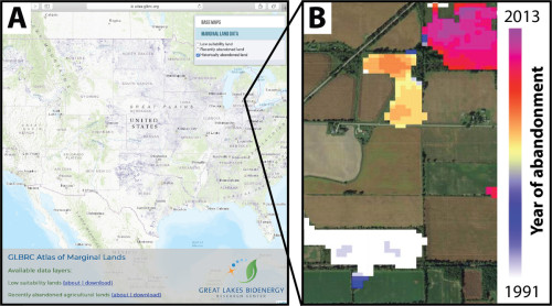 A map is shown, with an inset showing a close-up of part of it.